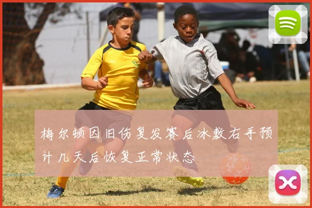 梅尔顿因旧伤复发赛后冰敷右手预计几天后恢复正常状态